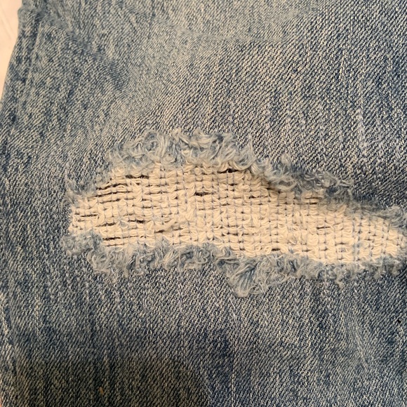 H&M vintage style distressed straight leg jeans - Picture 4 of 5